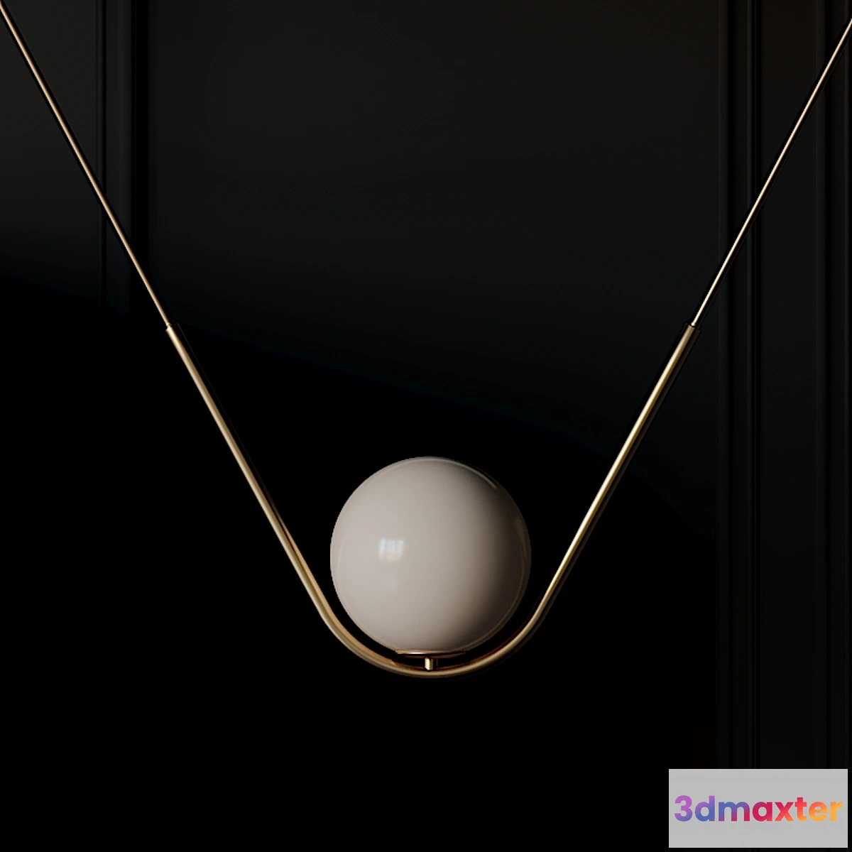 1344473 - LAROSE GUYON - perle-1-pendant-light 3D Max