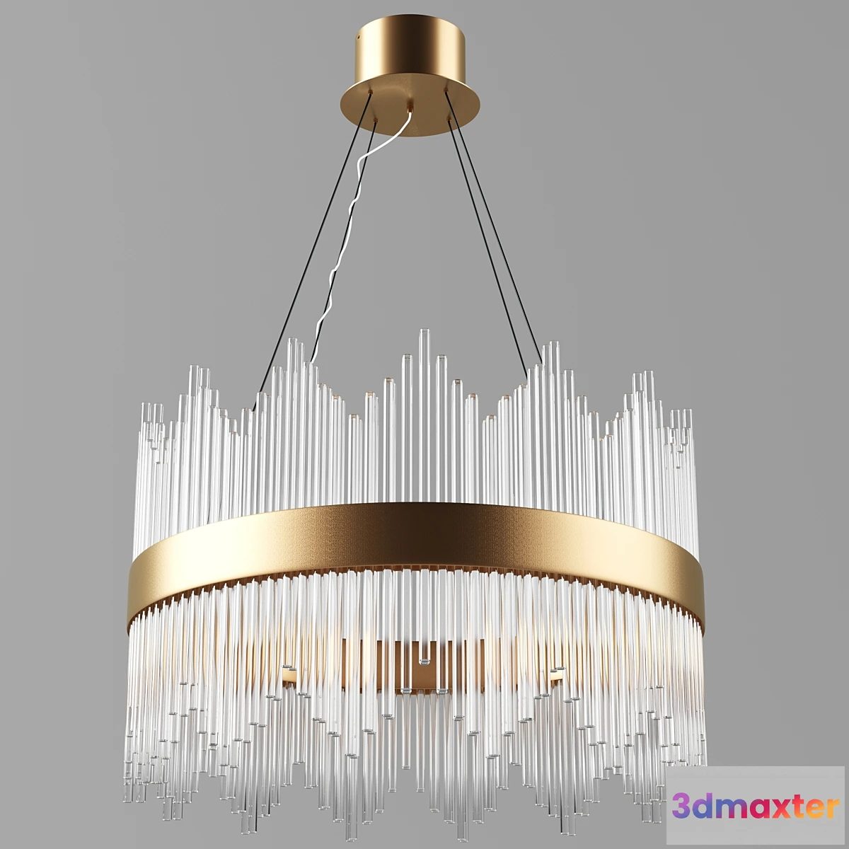 1344488 - Chandelier STRIPGLAS ARTDECO 3D Max
