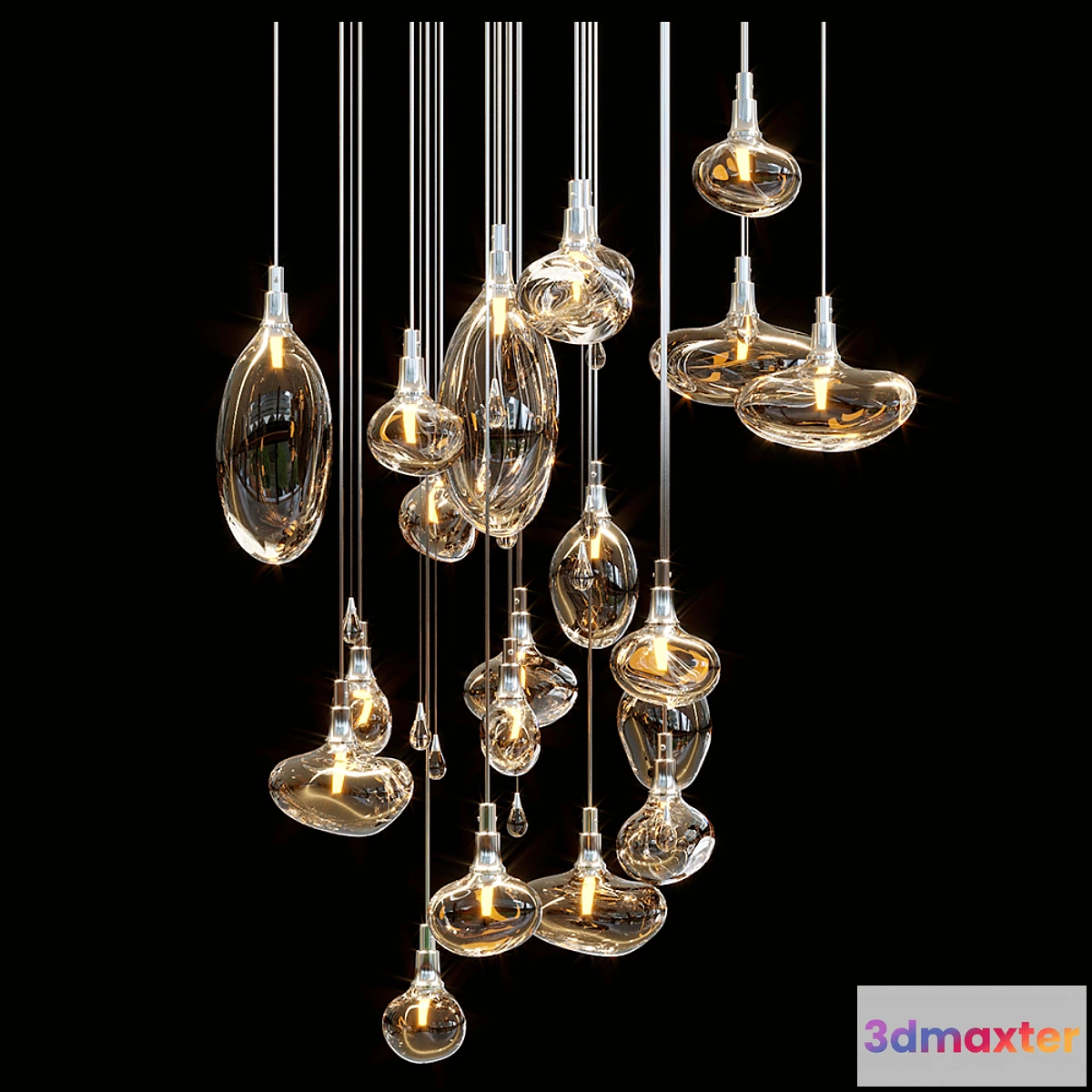 1344723 - Chandelier Light Vargov - No.10 3D Max