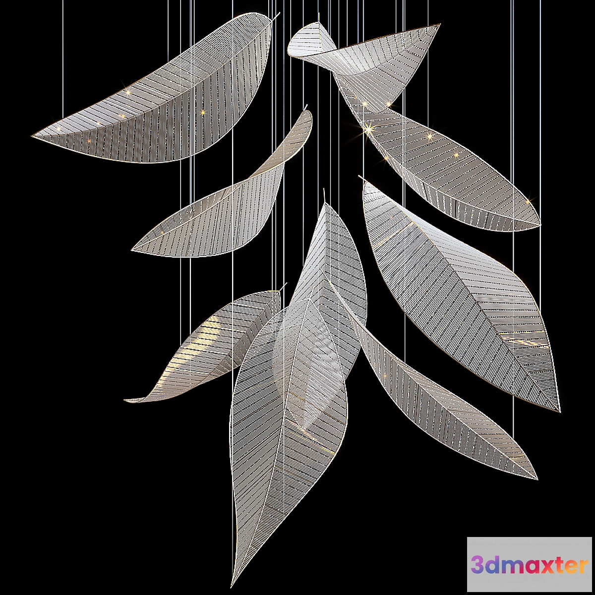 1344879 - LASVIT Crystal Palm - No.2 3D Max