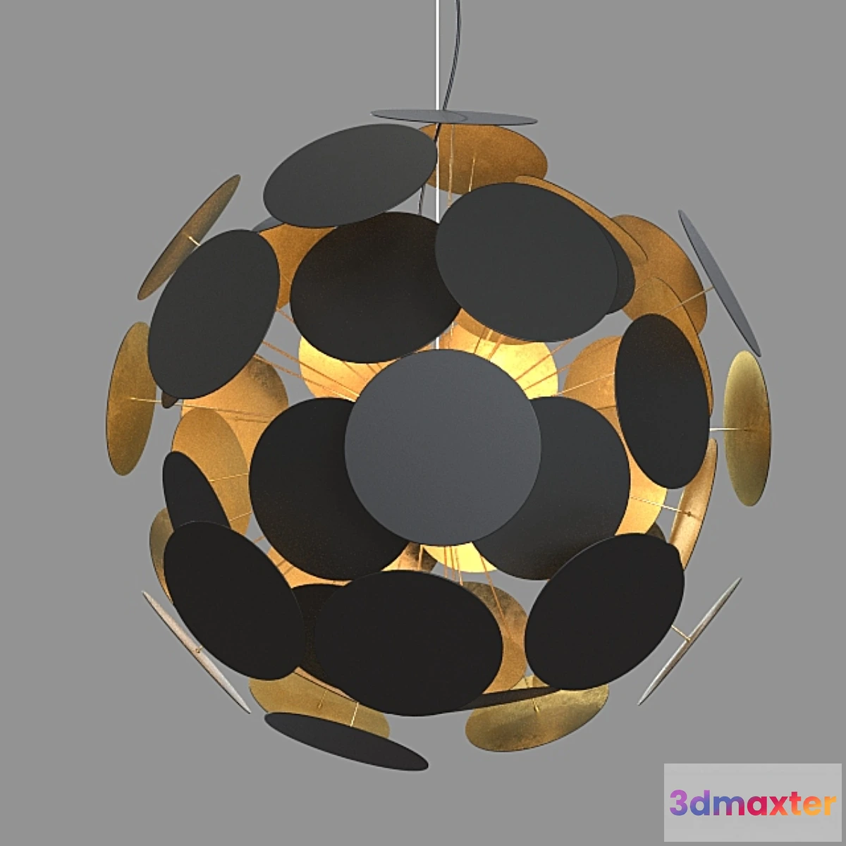 1345463 - Chandelier Zuma Line Dots. 3D Max