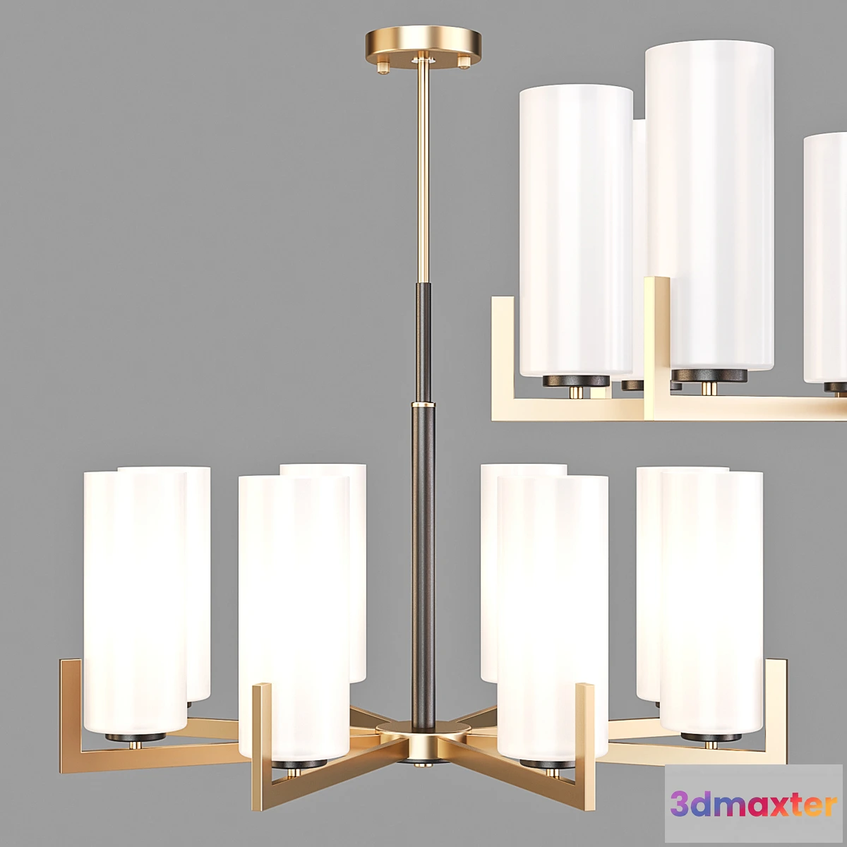 1345497 - Maytoni Fortano (MOD089PL-08BS) - Pendant Lamp 3D Max