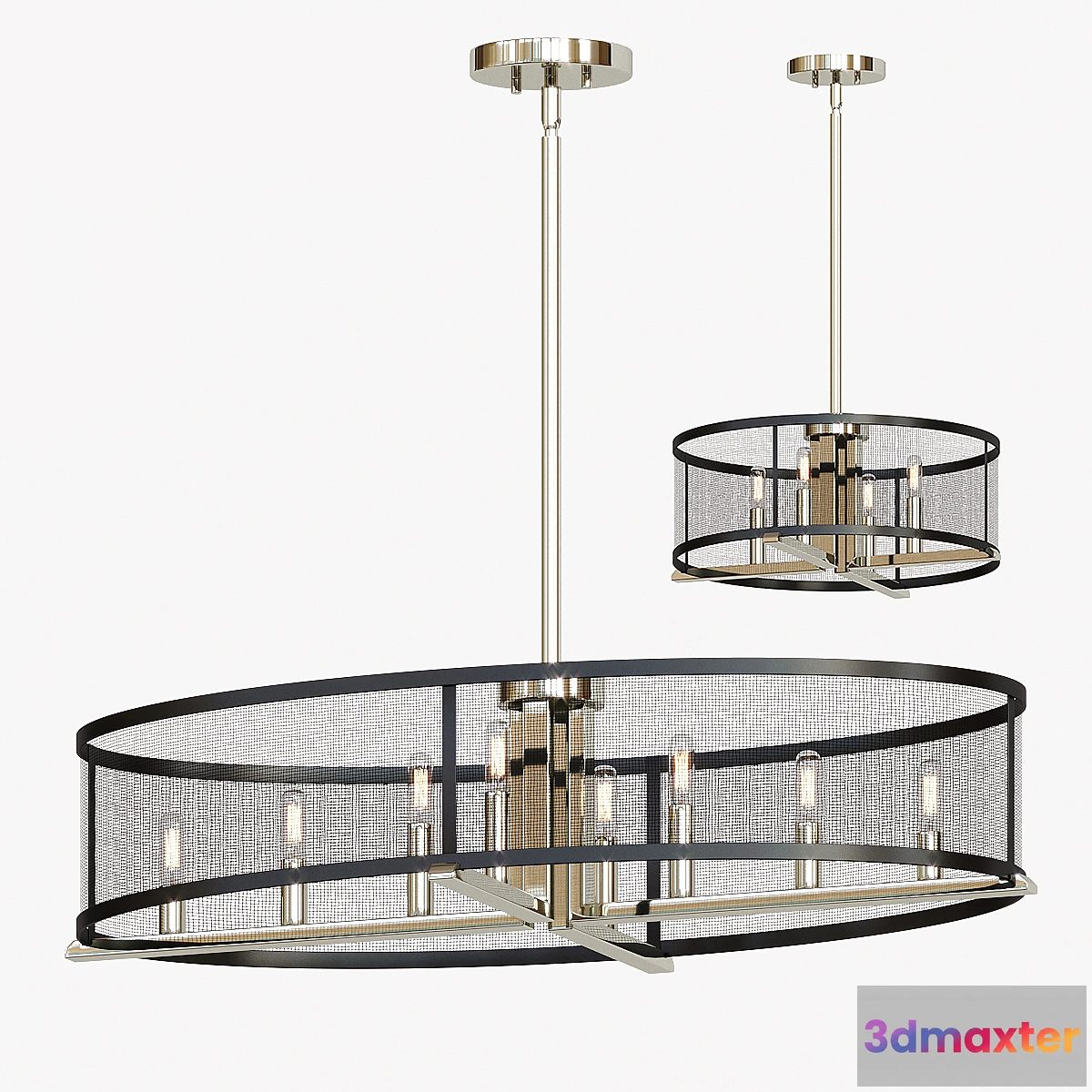 1345907 - Kichler Chandelier 3D Max