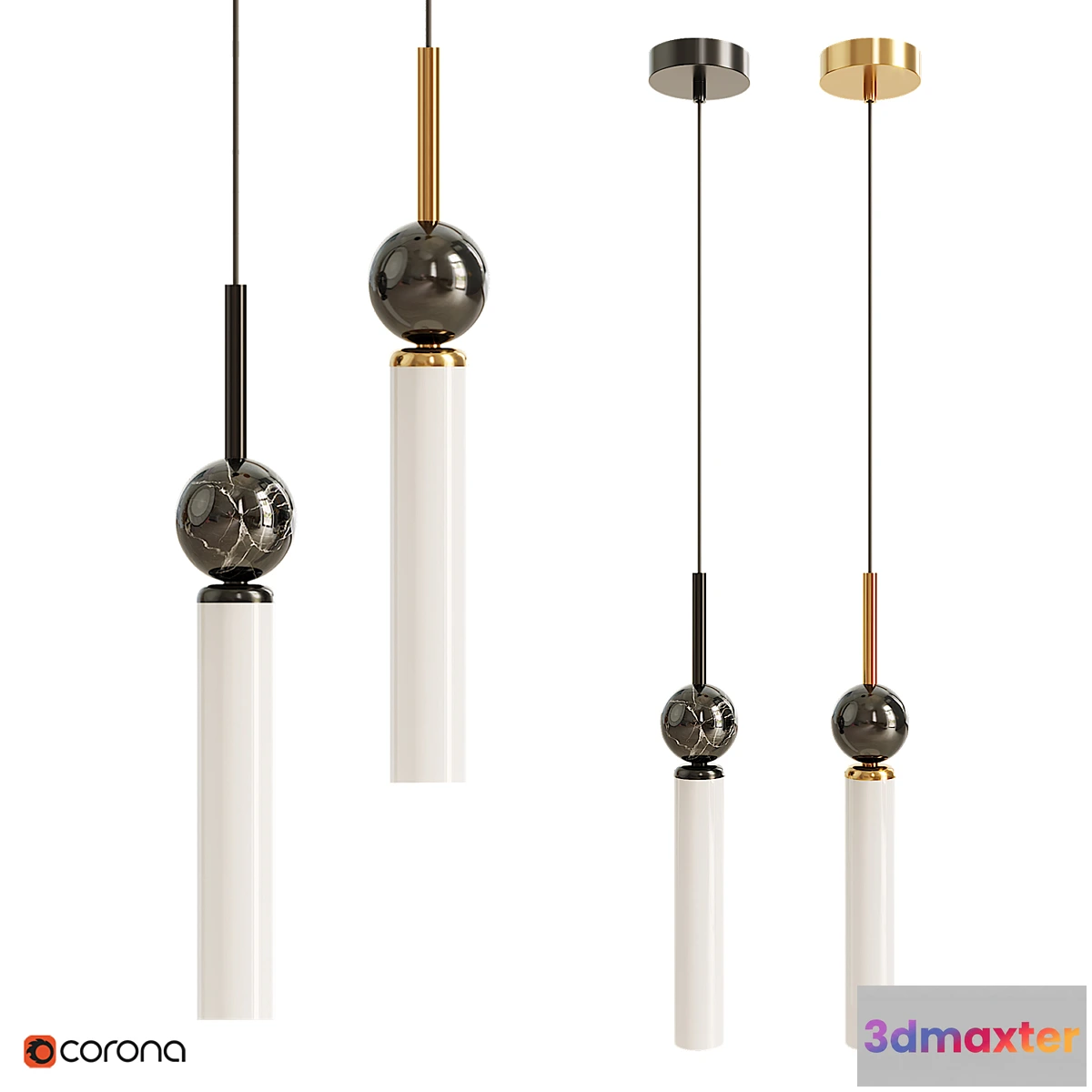 1347712 - Pendant lamp SENSEI ONE 3D Max
