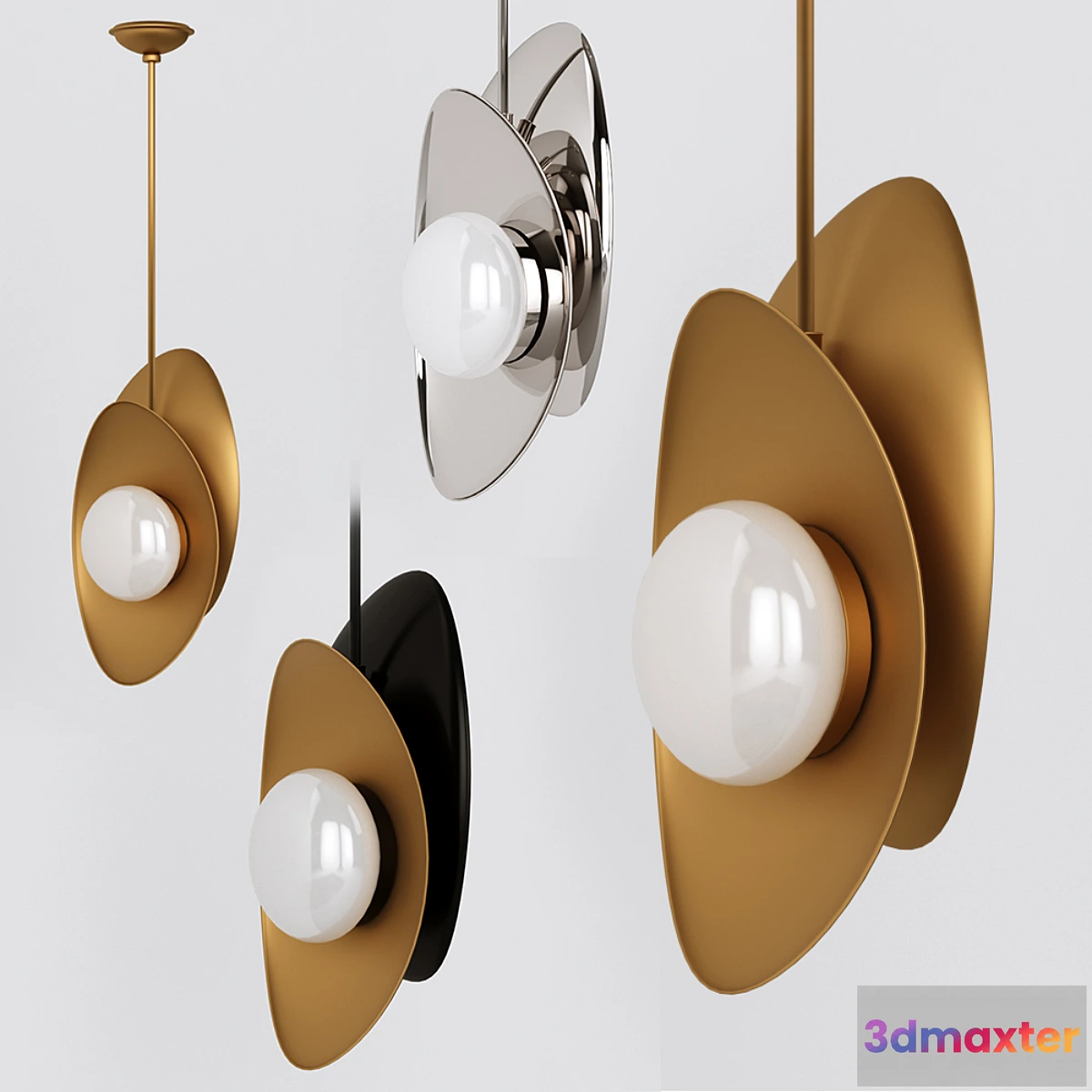 1348752 - Kelly Wearstler - NOUVEL SMALL PENDANT 3D Max