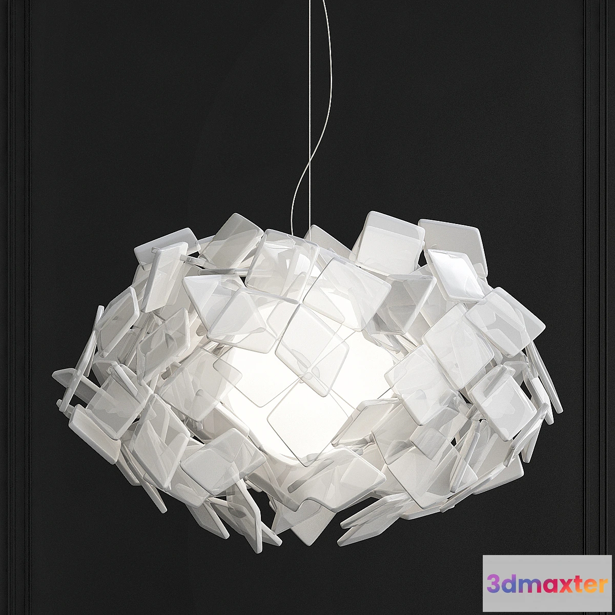 1350603 - Pronta consegna - Clizia Slamp Lampada a Sospensione - No.2 3D Max