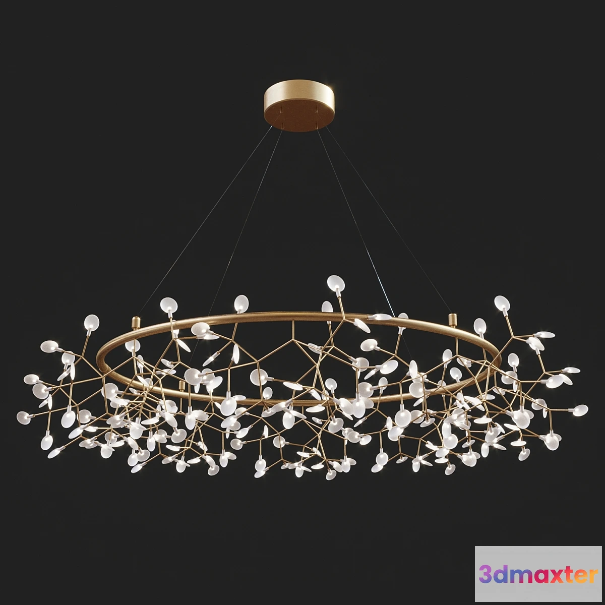 1351045 - Chandelier Moooi Heracleum 3D Max