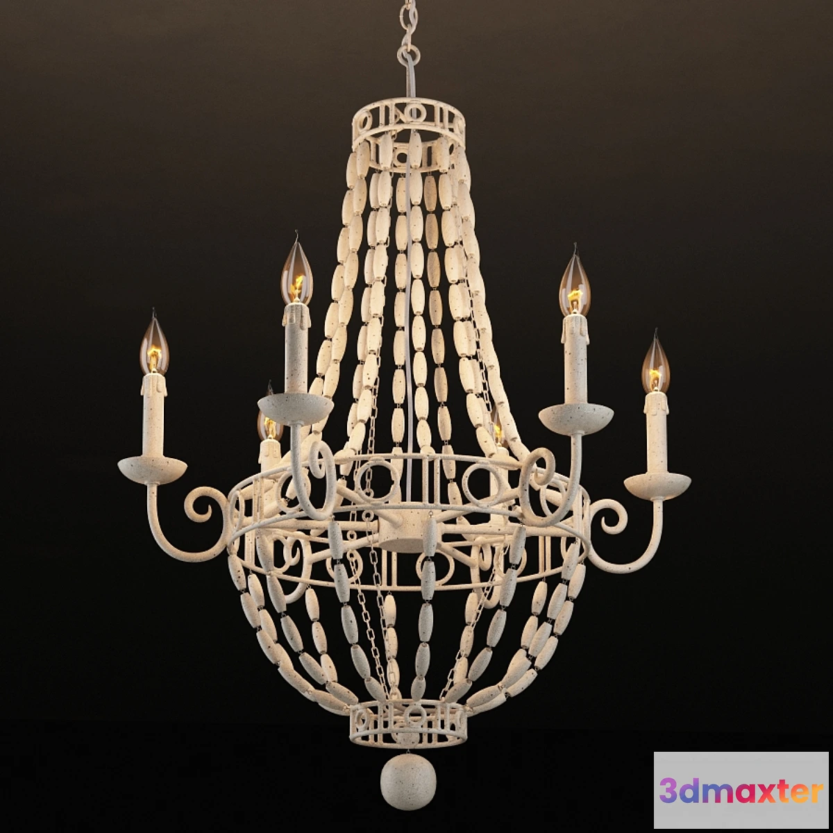 1351272 - ARTERIORS Louis Small Chandelier 3D Max