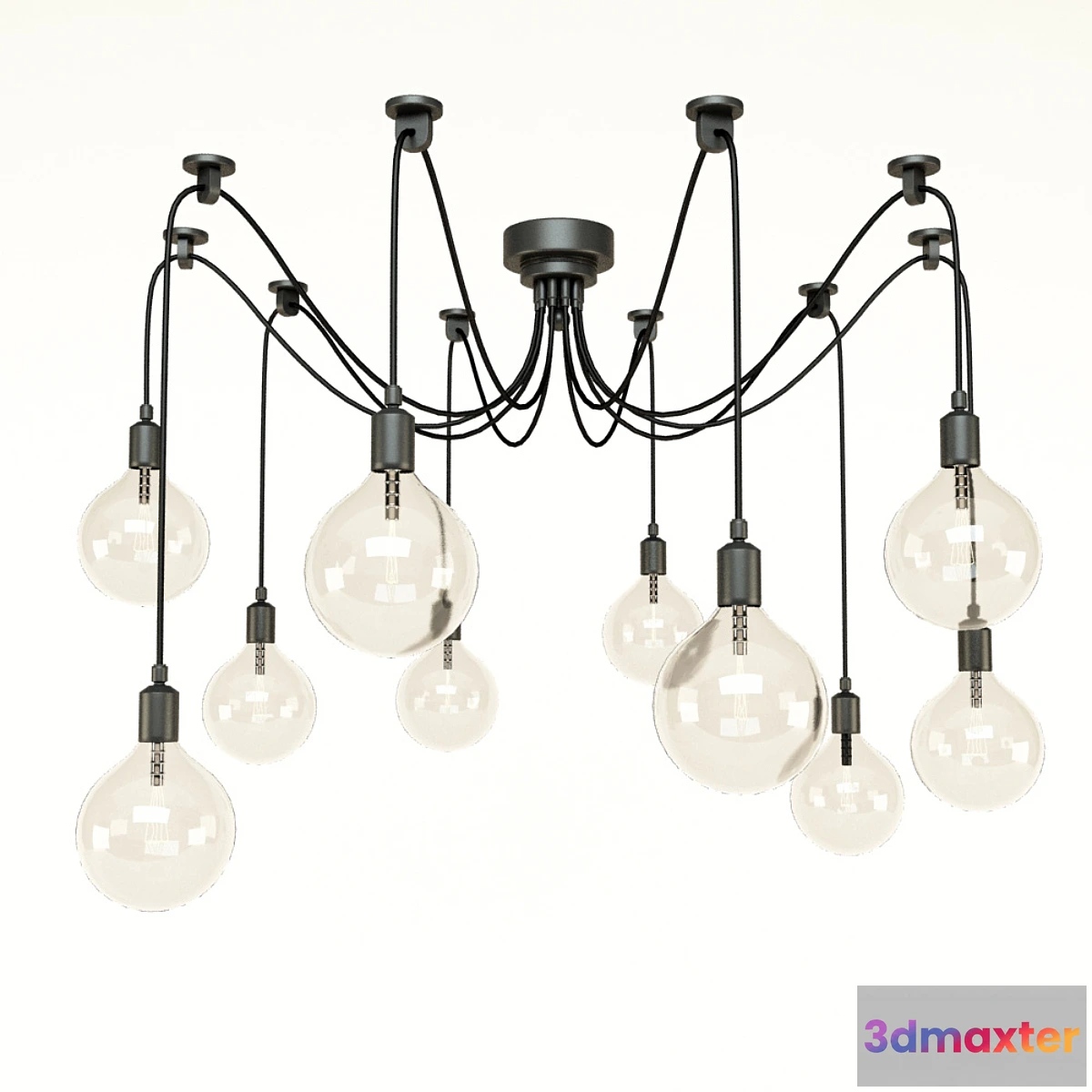 1351332 - Edison chandelier - No.3 3D Max