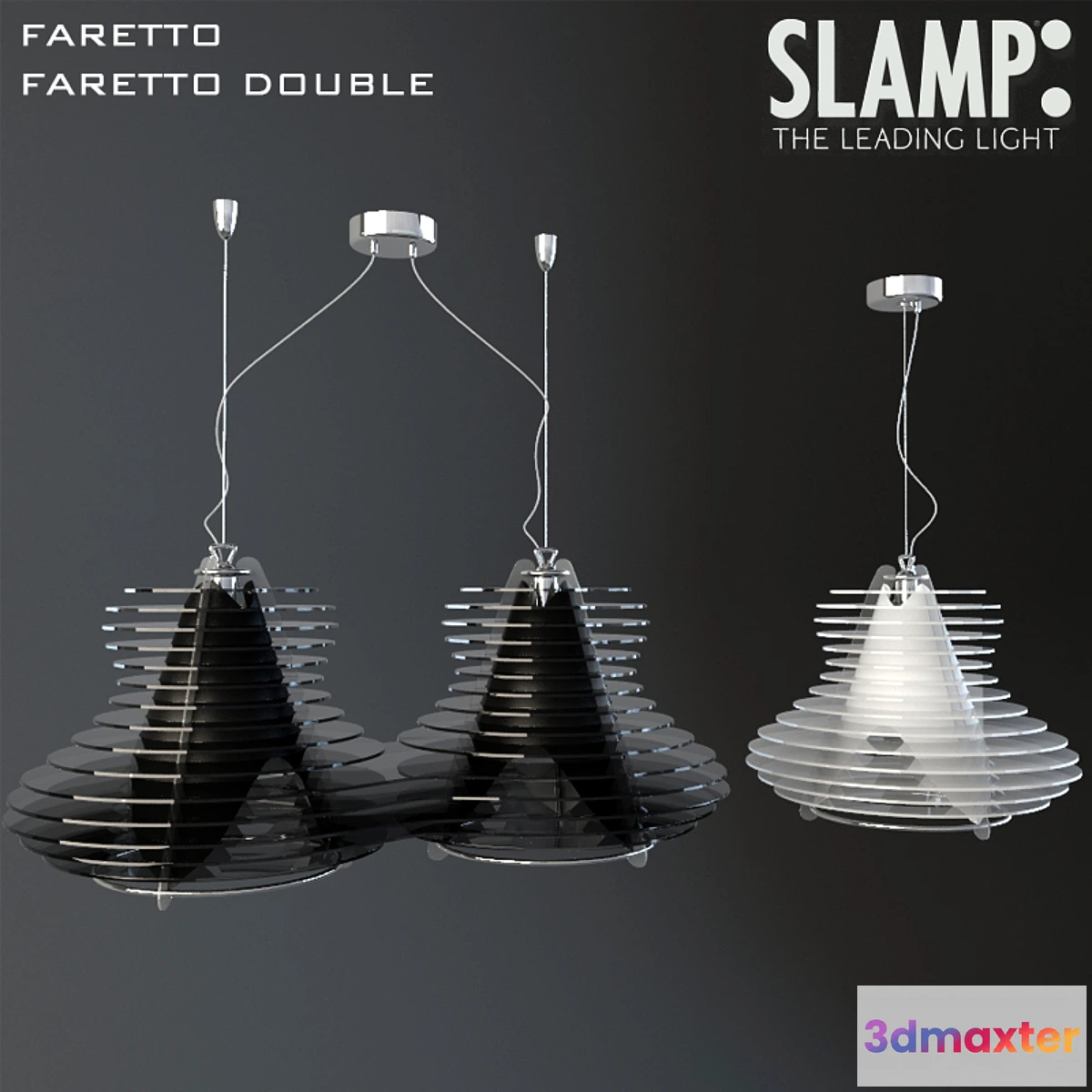 1351396 - Slamp Faretto Faretto Double 3D Max