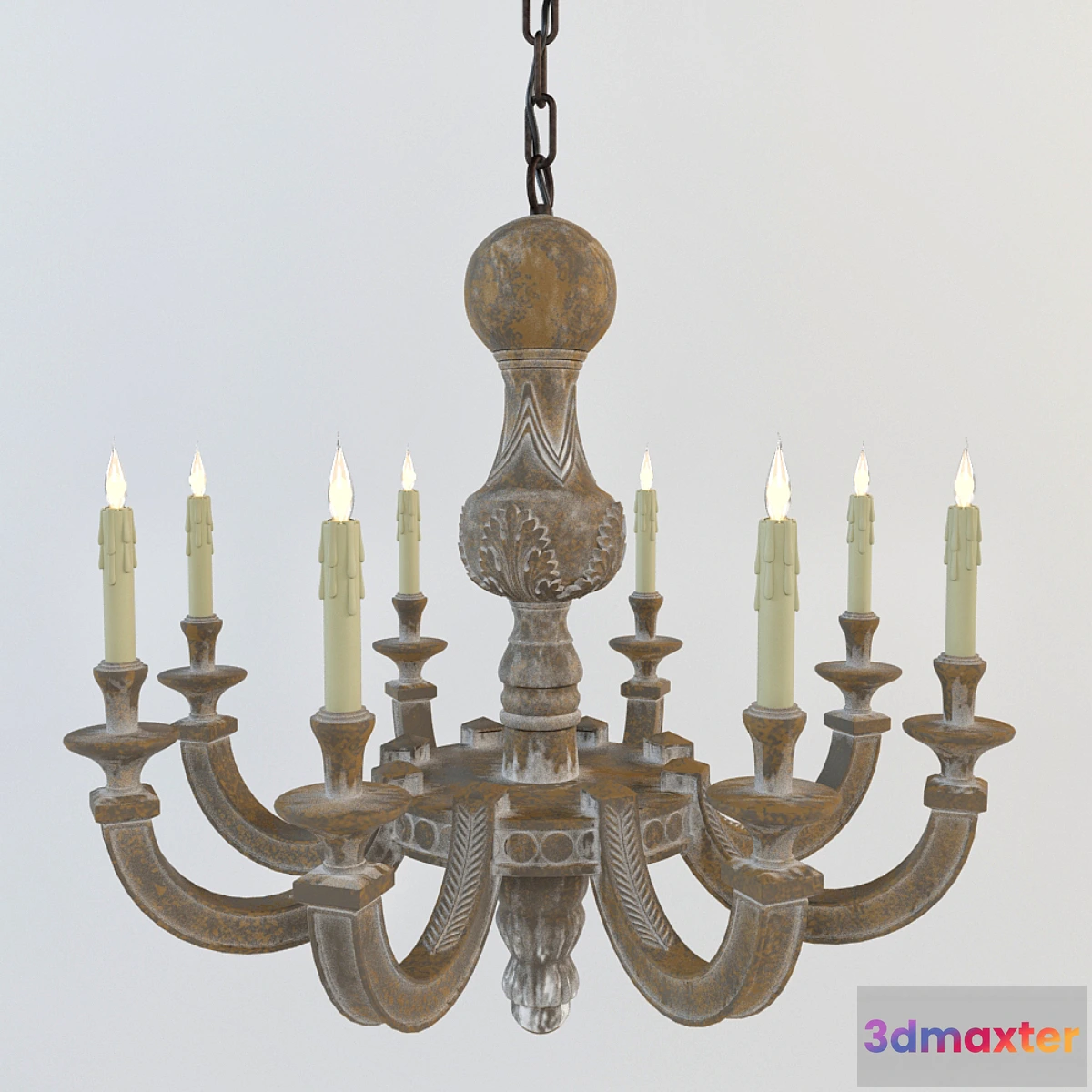 1351404 - Visual Comfort - Dexter Small Chandelier 3D Max