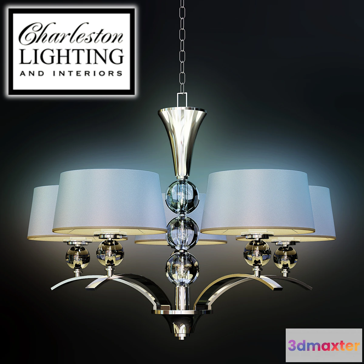 1351410 - Chandelier _ Charleston lighting_487602 3D Max