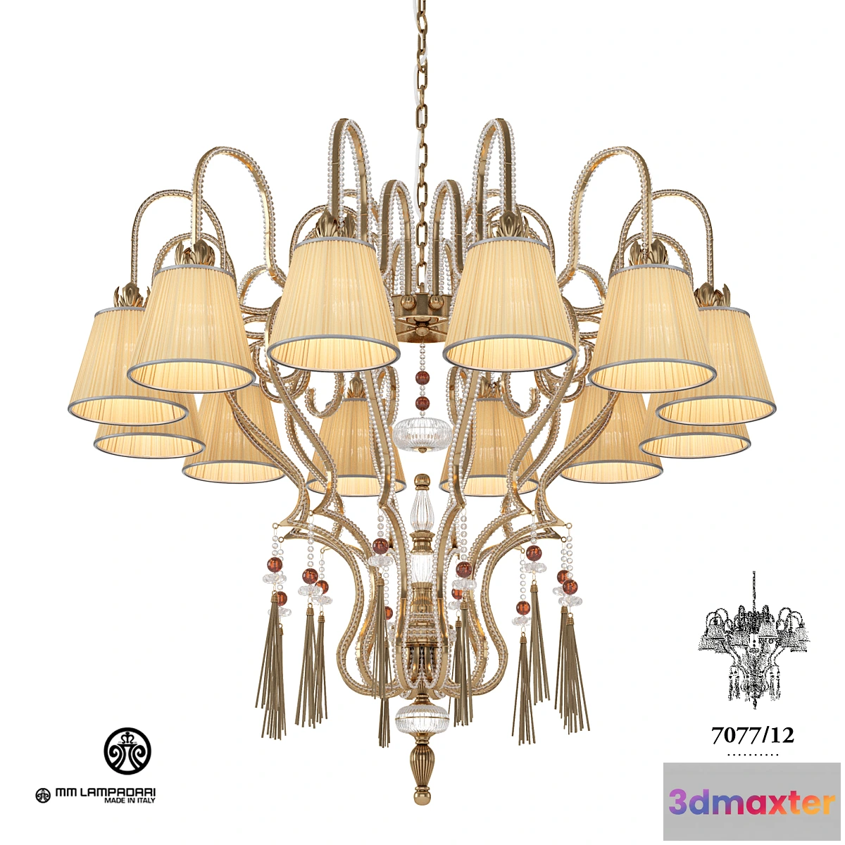 1351414 - MM Lampadari 7077_12 3D Max