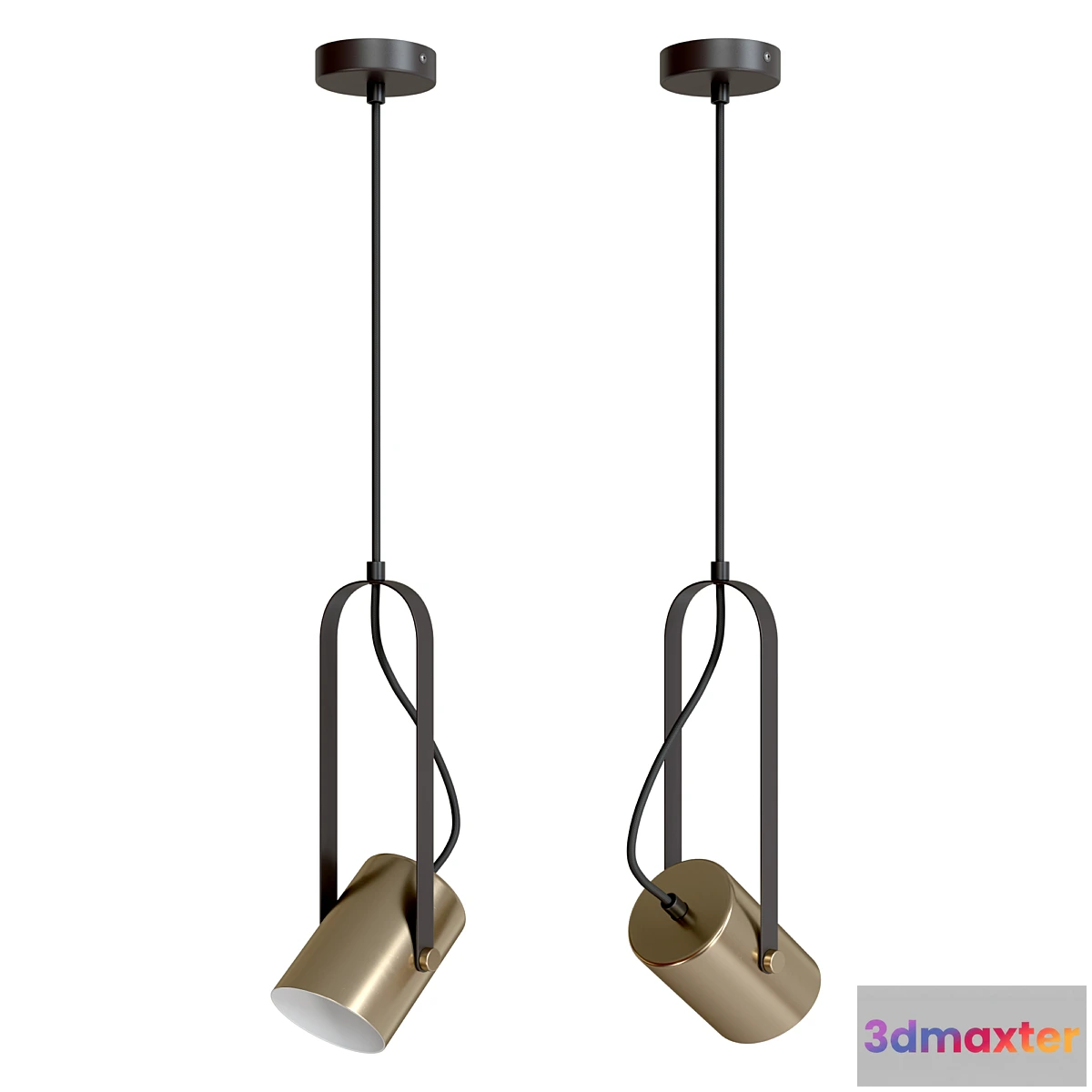 1351764 - Pendant lamp Freya Elori FR4004PL-01BBS 01WB 3D Max