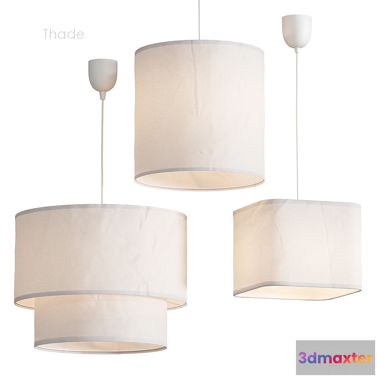 1352114 - Thade Pendant lamp La Redoute 3D Max