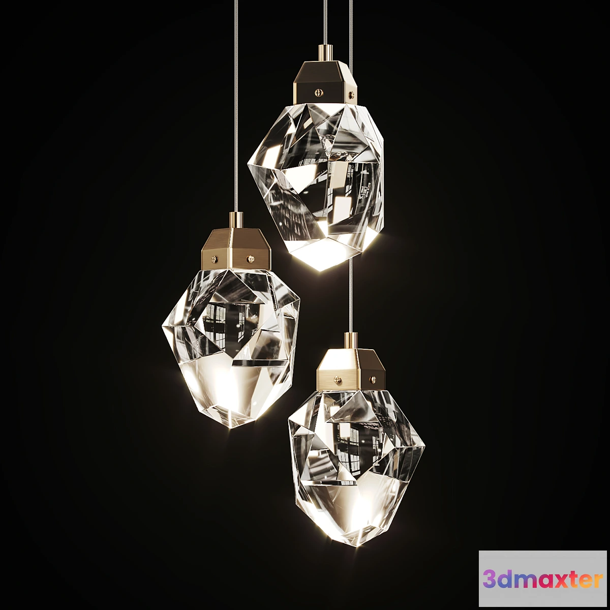 1352159 - Hanging lamp  CRISTEL ONE  Lampatron 3D Max