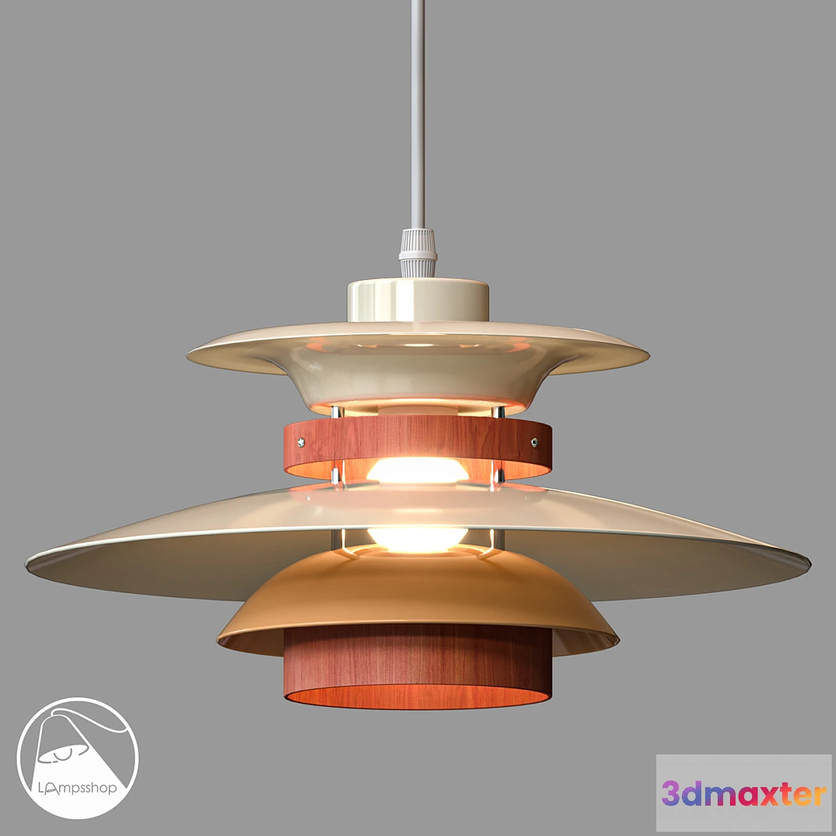 1352281 - LampsShop.com PDL2447 Pendant Cecher 3D Max