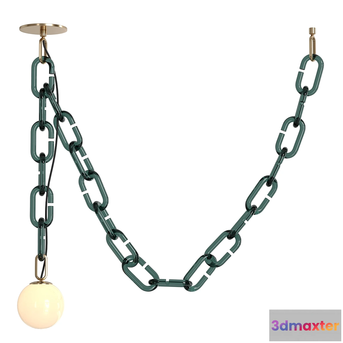 1352444 - Cerine Swagged Pendant 3D Max