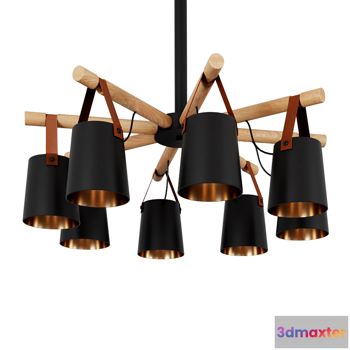 1352618 - Modern Nordic Drop Down Pendant Chandelier 8 3D Max