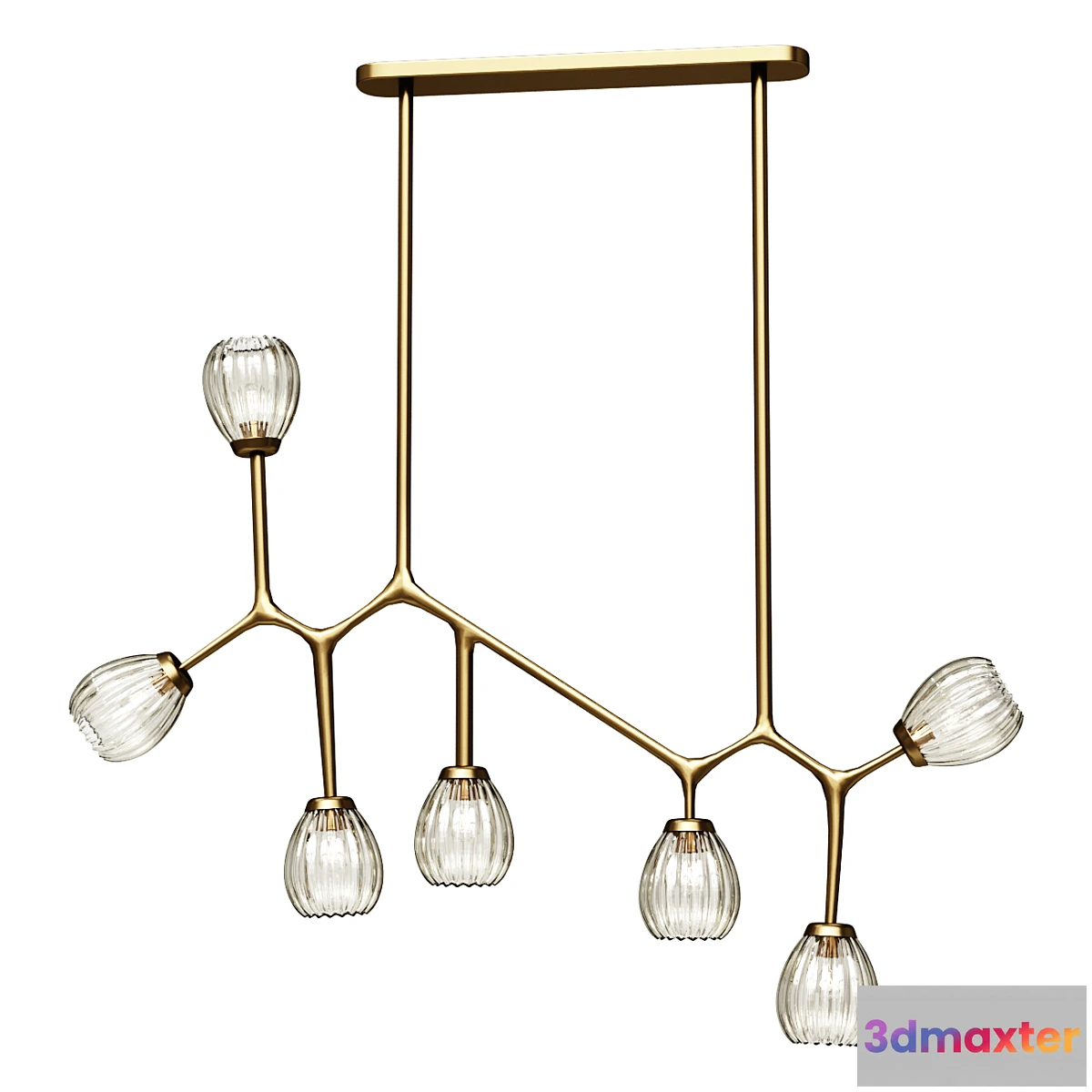 1353639 - Chandelier Light Fixture - No.2 3D Max