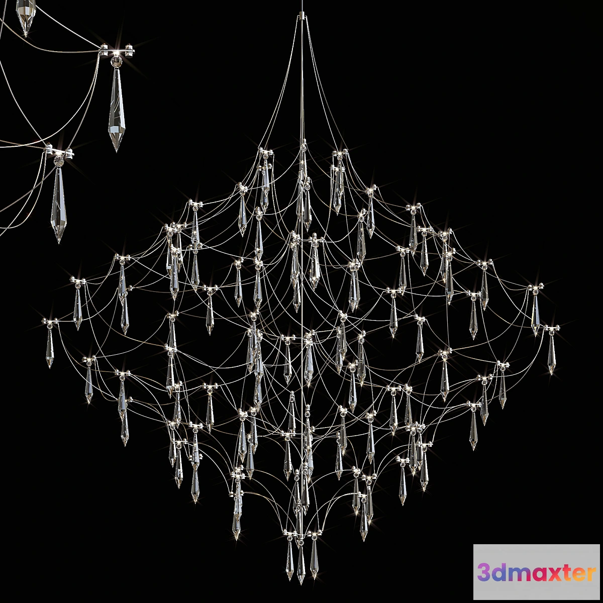 1355015 - Hanging chandelier DSMJFU - No.2 3D Max