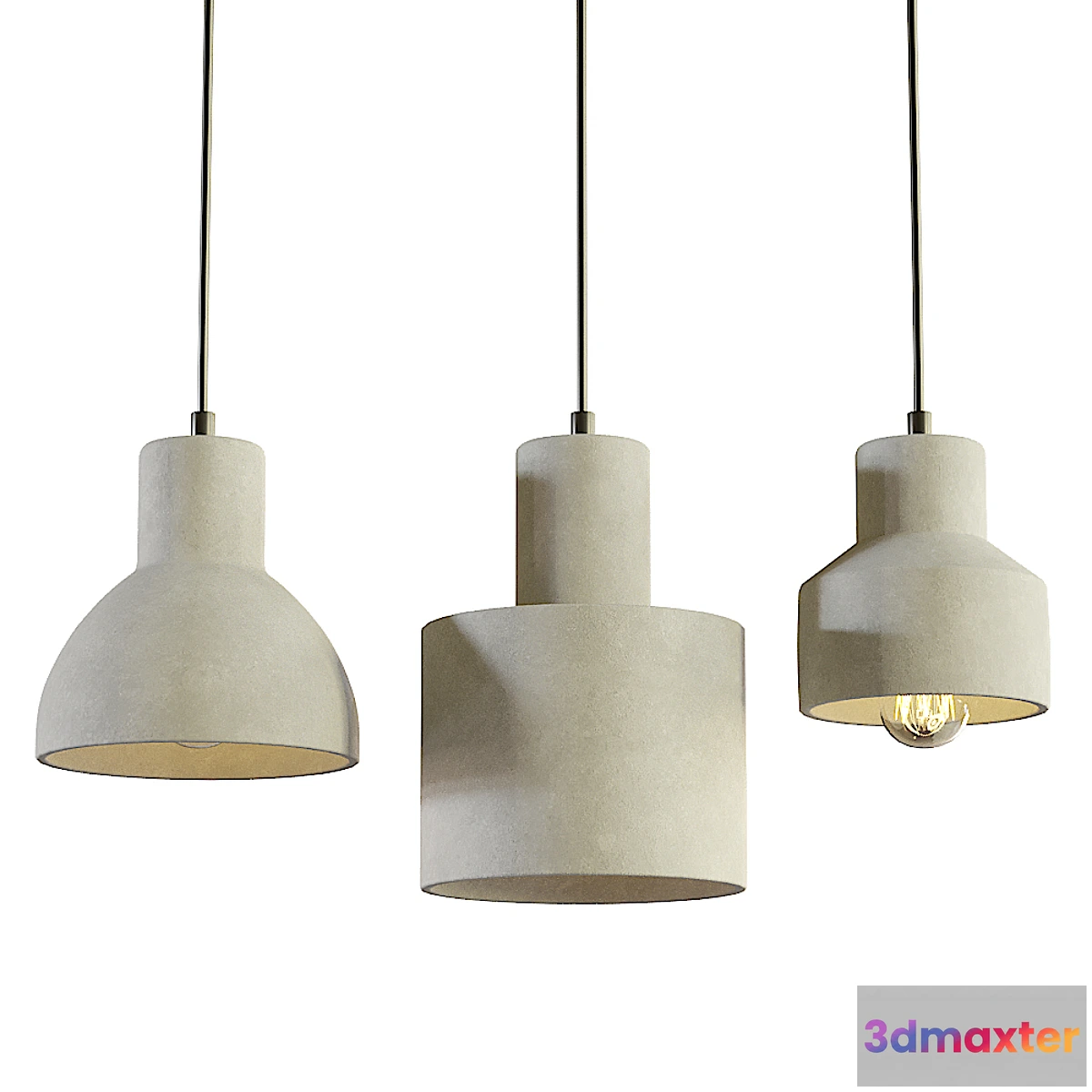 1355069 - Maytoni Broni hanging lamp set 3D Max