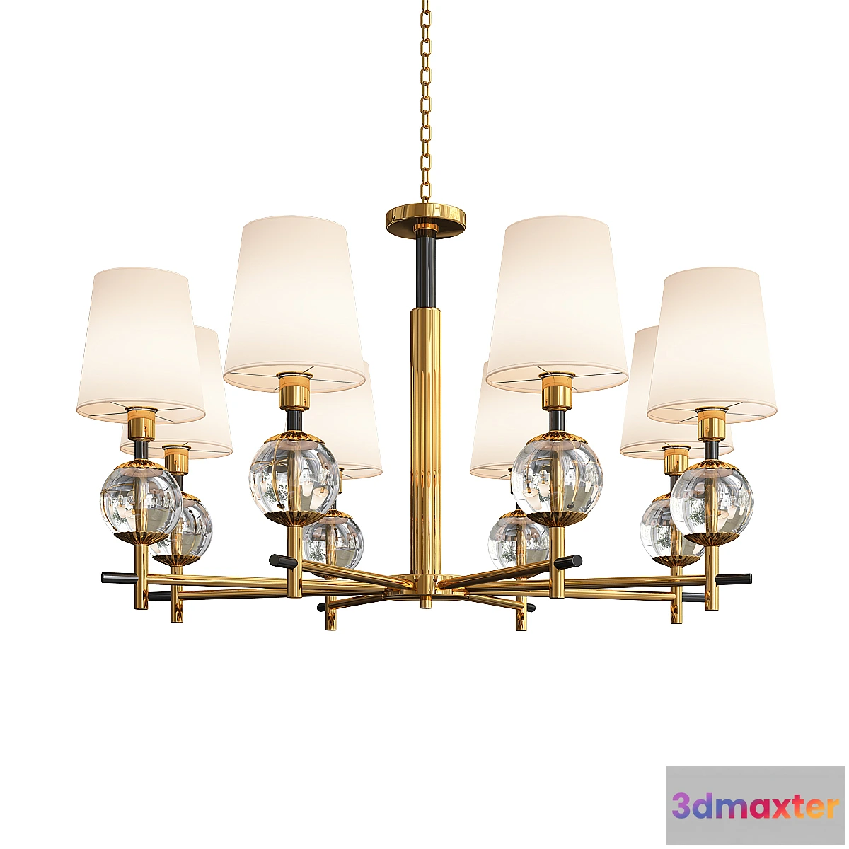 1355215 - Modern American Crystal Droplight 3D Max