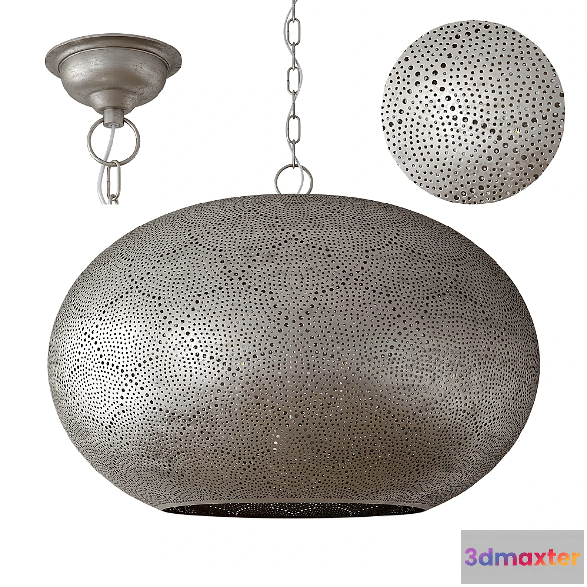 1355604 - Restoration Hardware  Delia pendant 3D Max