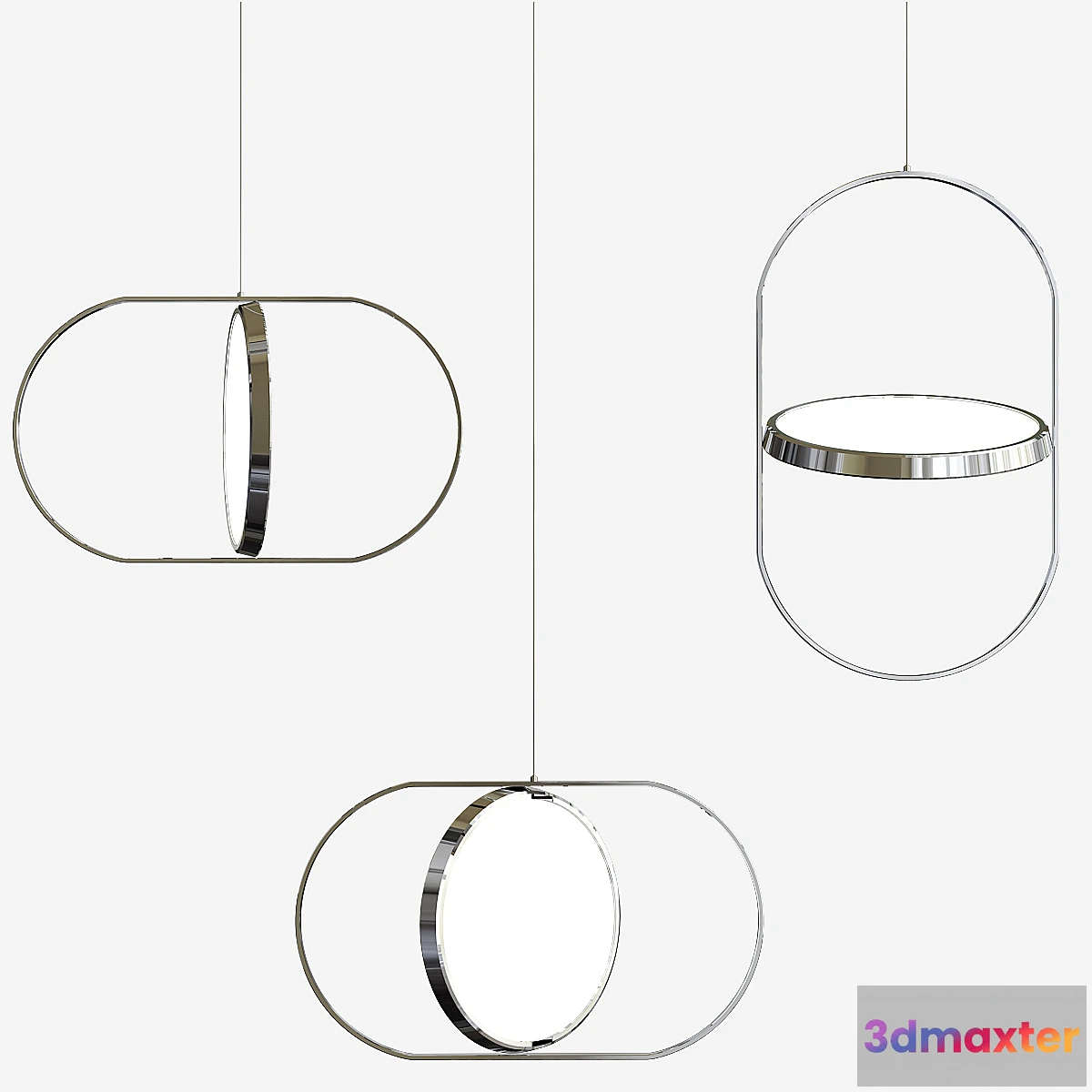 1355915 - KUU - reversible pendant light 3D Max