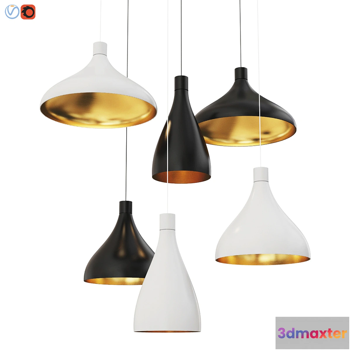 1355949 - Swell pendant light Pablodesigns 3D Max