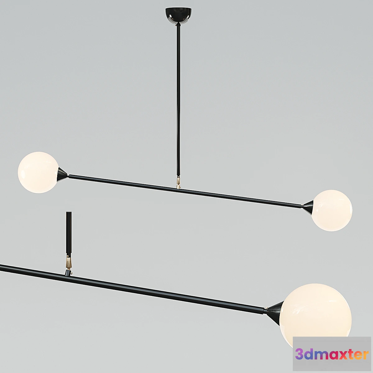 1356061 - Areti Atelier Two Spheres pendant 3D Max