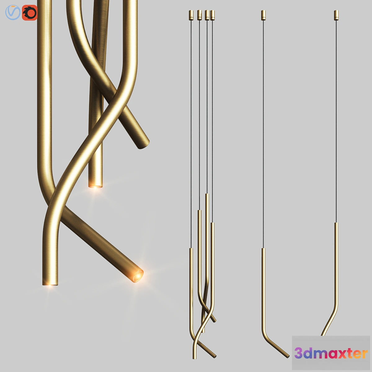1356081 - Libra pendant lights 3D Max