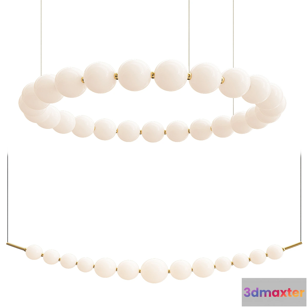 1357275 - Lampatron LIOBA Chandelier Set 3D Max