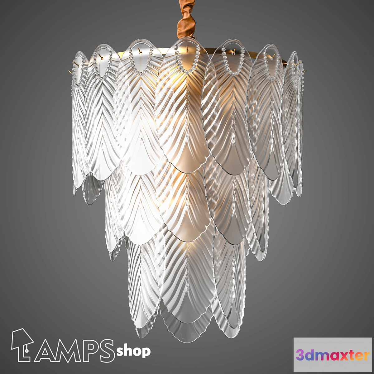 1357343 - L1206 Chandelier Mignonette 3D Max
