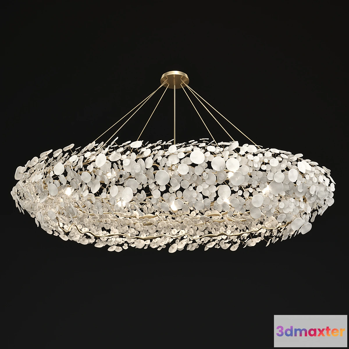 1357459 - Custom Ceramic Chandelier _ Ceramic Chandelier 3D Max