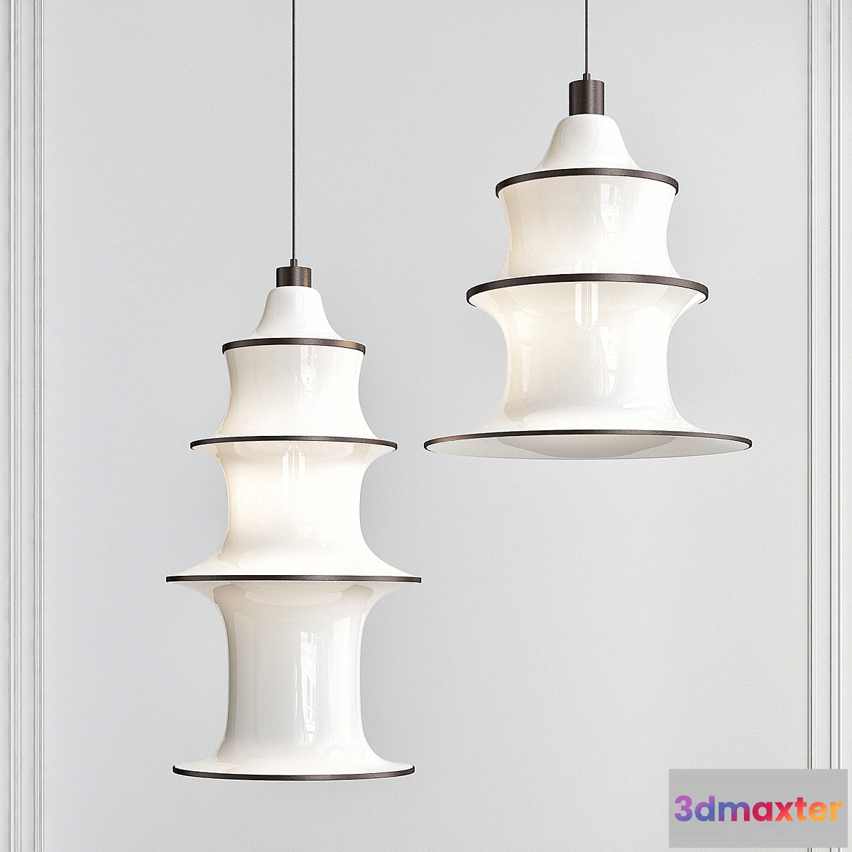 1357565 - Falkland Artemide Lampada a Sospensione 3D Max