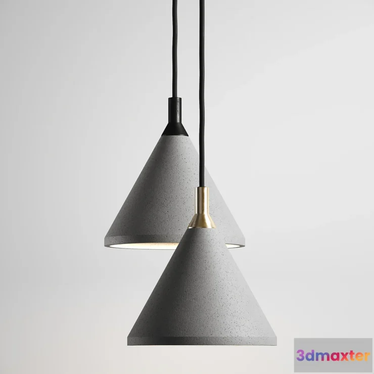 1358027 - Pendant lamp RIETI 3D Max