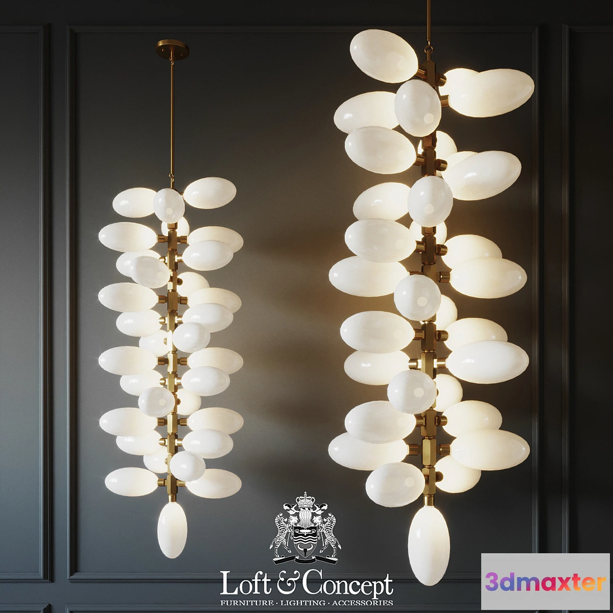 1358091 - Chandelier kingdom column 31 designed 3D Max