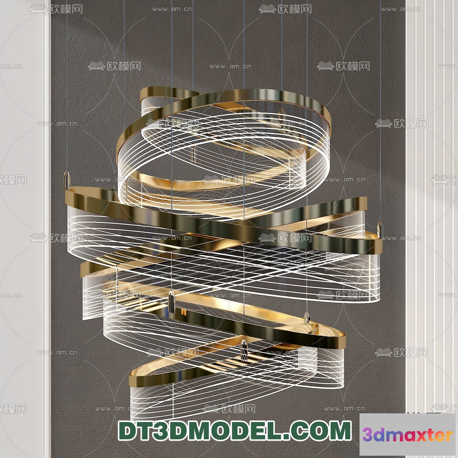 1360025 - Pendant Light - Interior Decor 3D Model - 008 3D Max