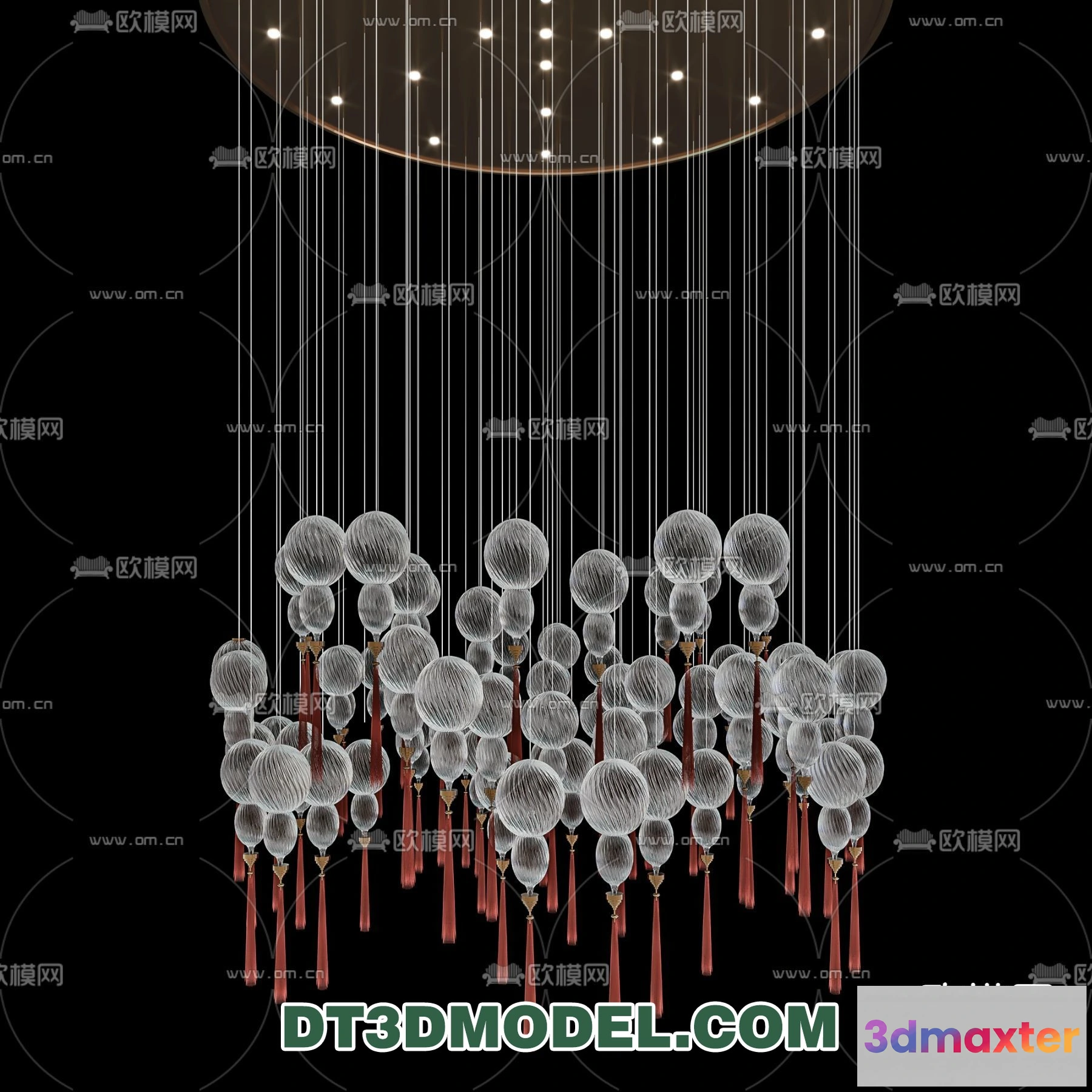 1360424 - Pendant Light - Interior Decor 3D Model - 014 3D Max