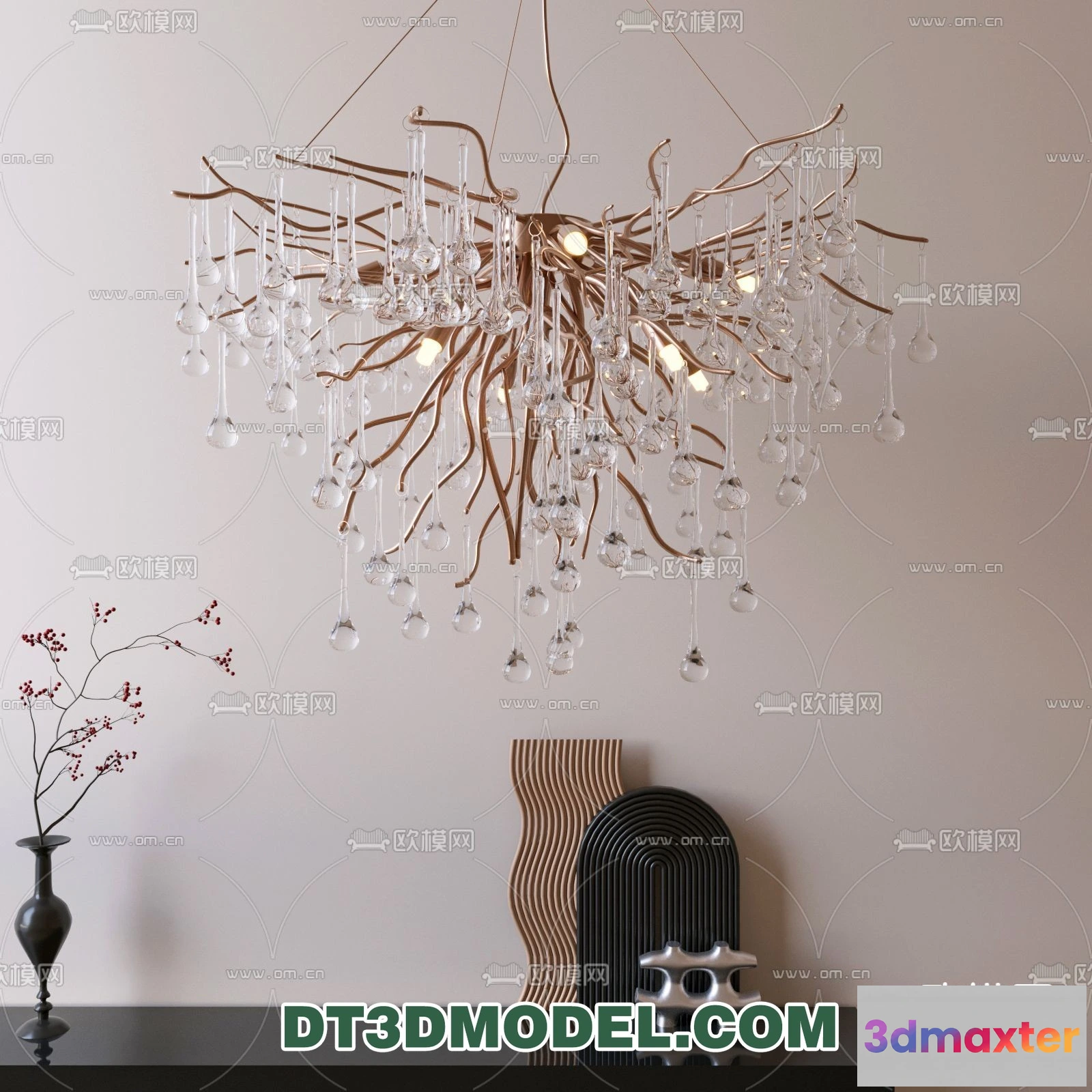 1365738 - Pendant Light - Interior Decor 3D Model - 091 3D Max