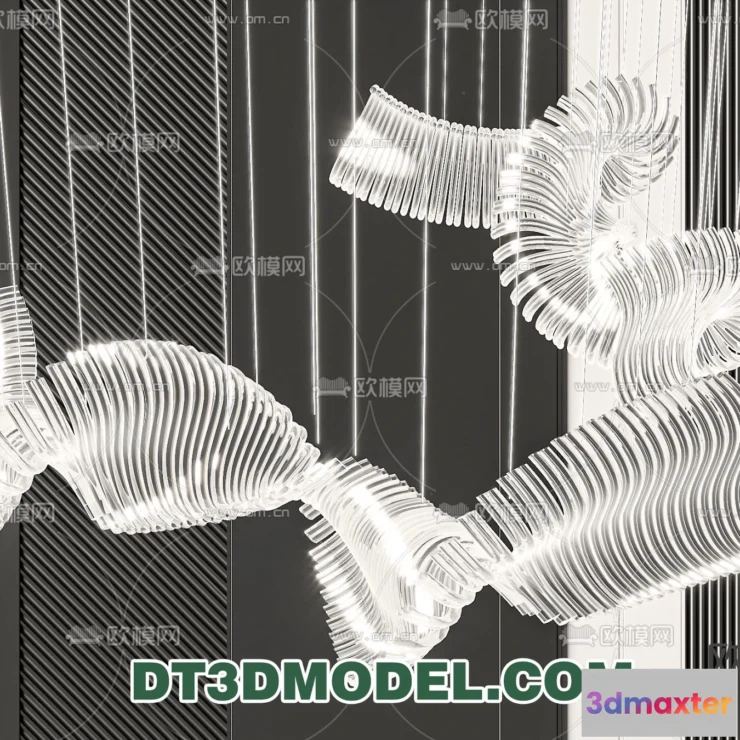 1366597 - Pendant Light - Interior Decor 3D Model - 104 3D Max