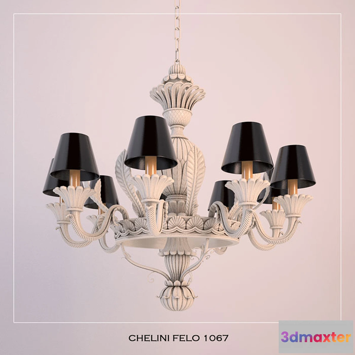 1392042 - Chandelier Chelini FELO 1067 3D Max