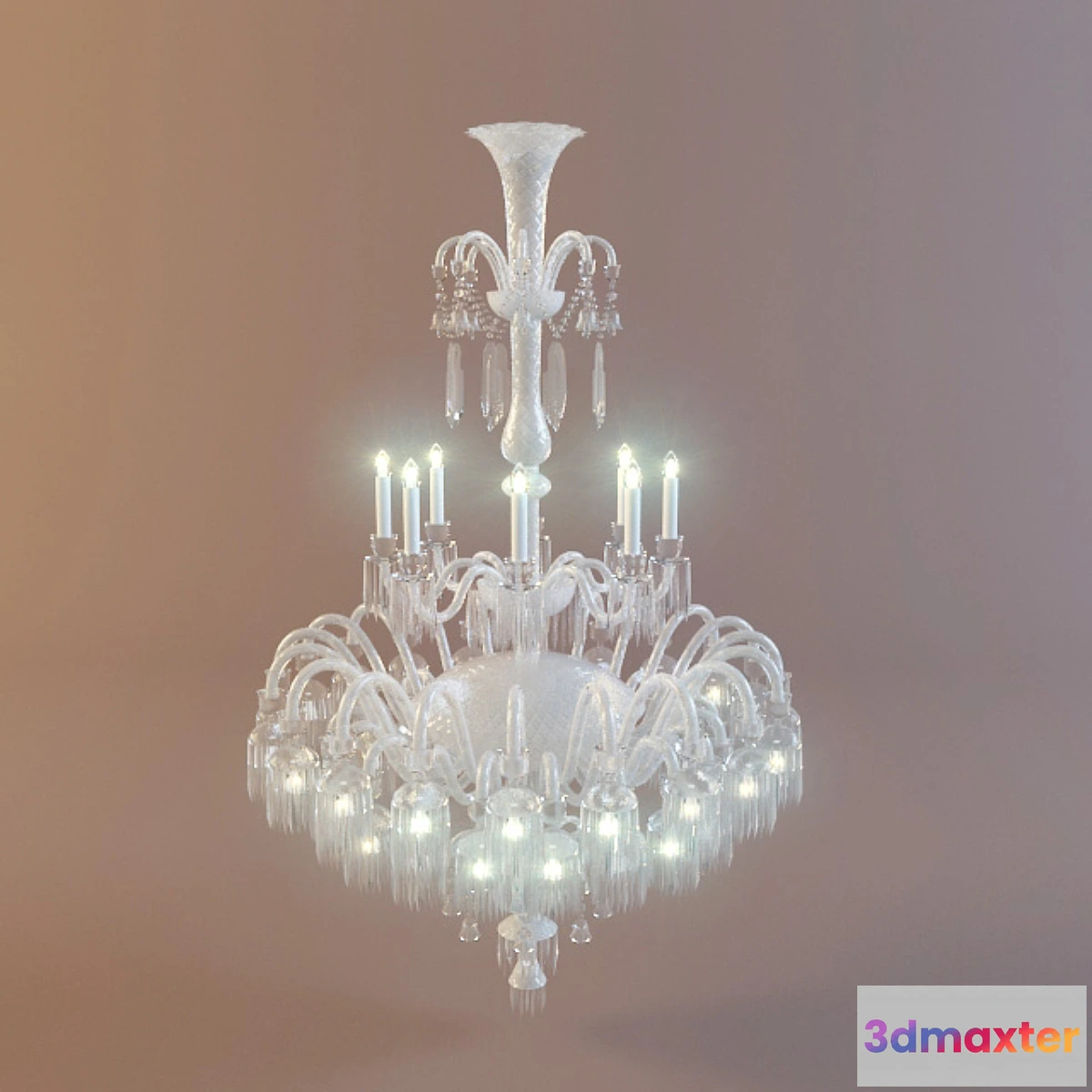 1392234 - BACCARAT Chandelier 3D Max