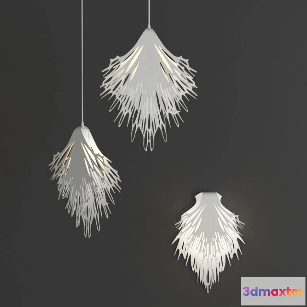 1392496 - Anemone lamp 3D Max