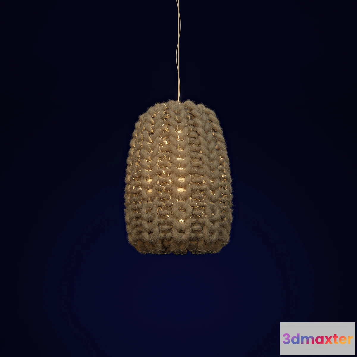 1392612 - Knitted chandelier 3D Max