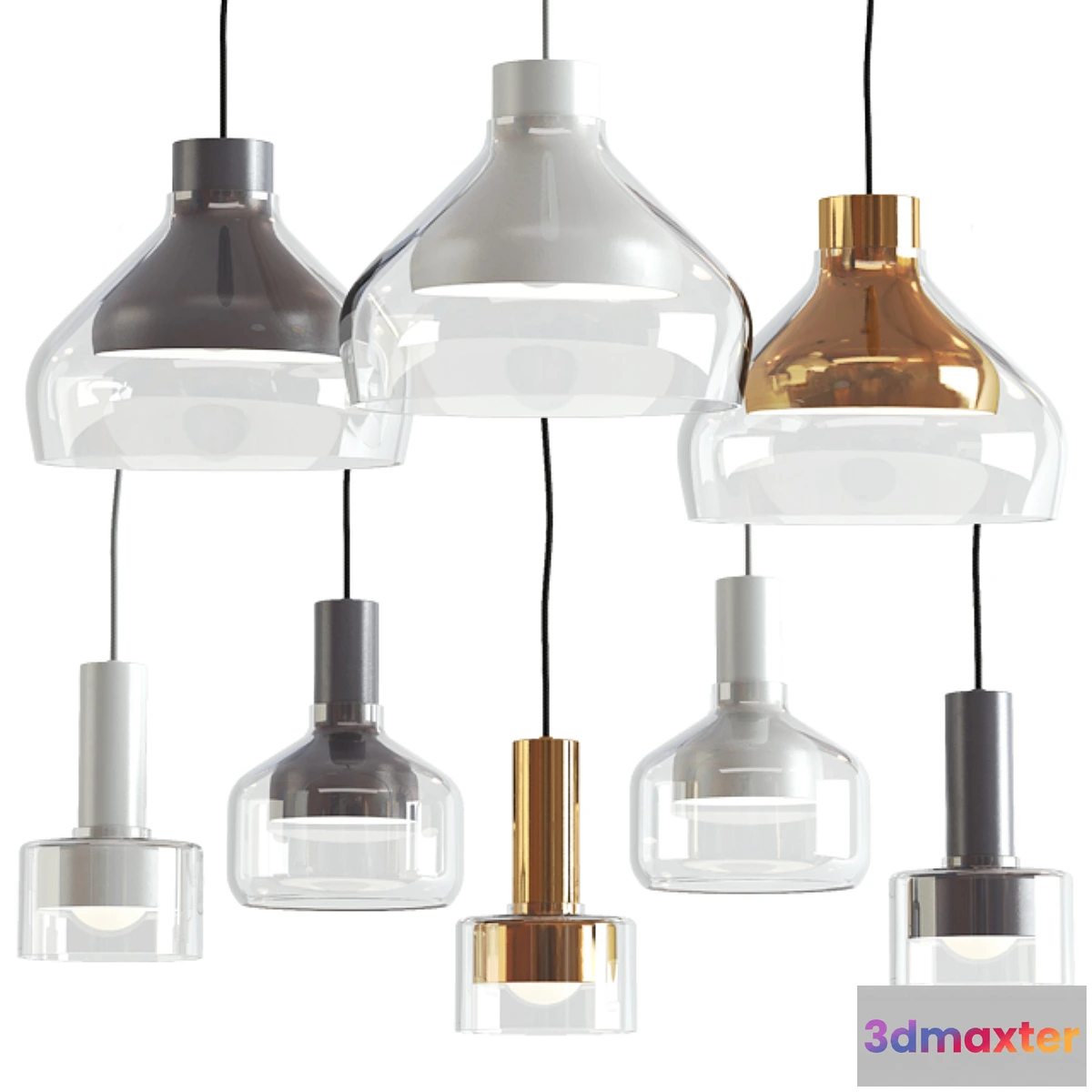 1393286 - Blu Dot _ Trace Pendant Light 3D Max