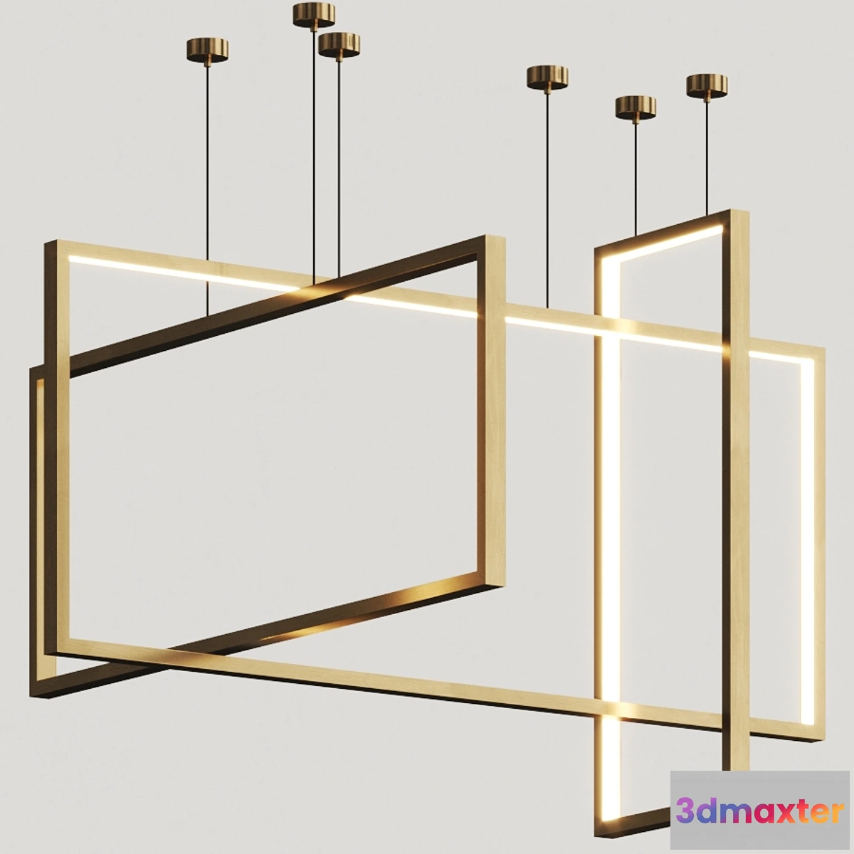 1394152 - Aromas del Campo Frame Pendant Lamps 3D Max