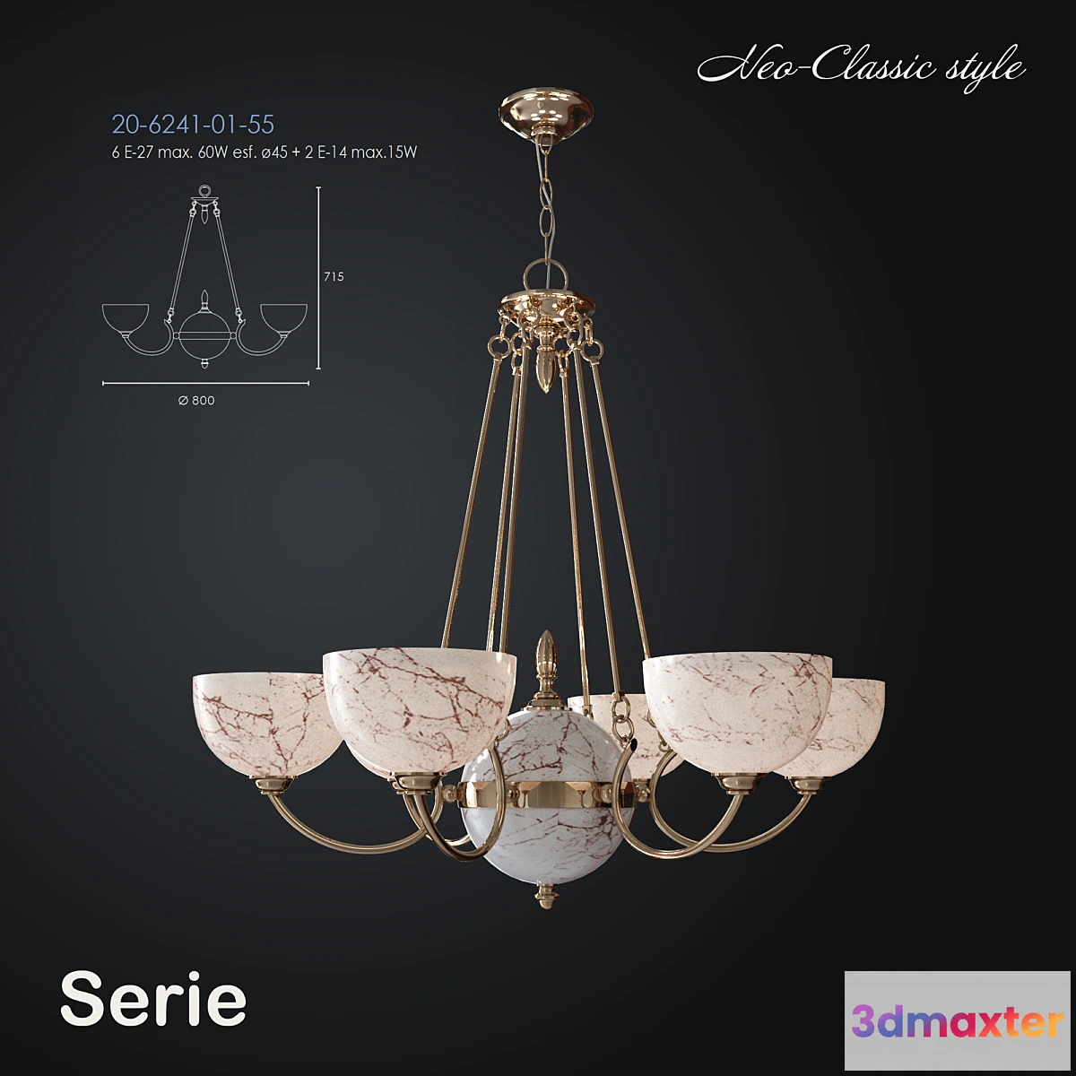 1394578 - Chandelier Serie 3D Max