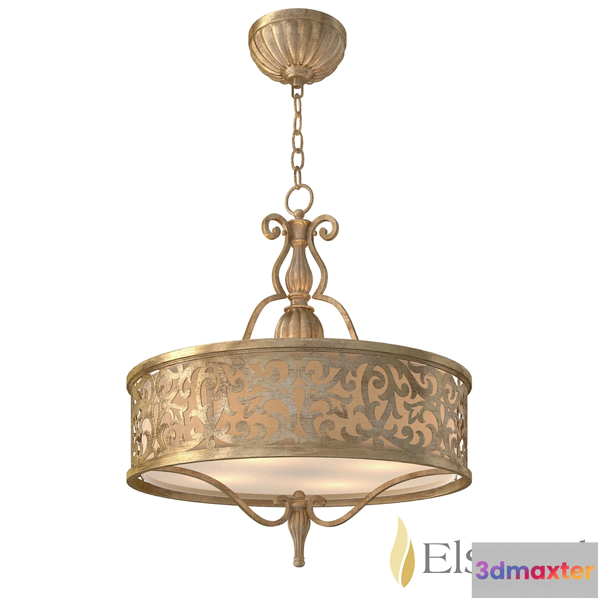 1394602 - Carabel Pendant Chandelier 3D Max